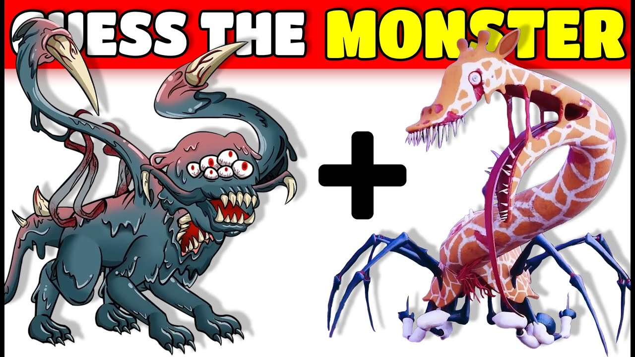 Guess the MONSTER by EMOJI & VOICE in Zoochosis Horror Game | Slime Lion + Giraffe 🦁🦒