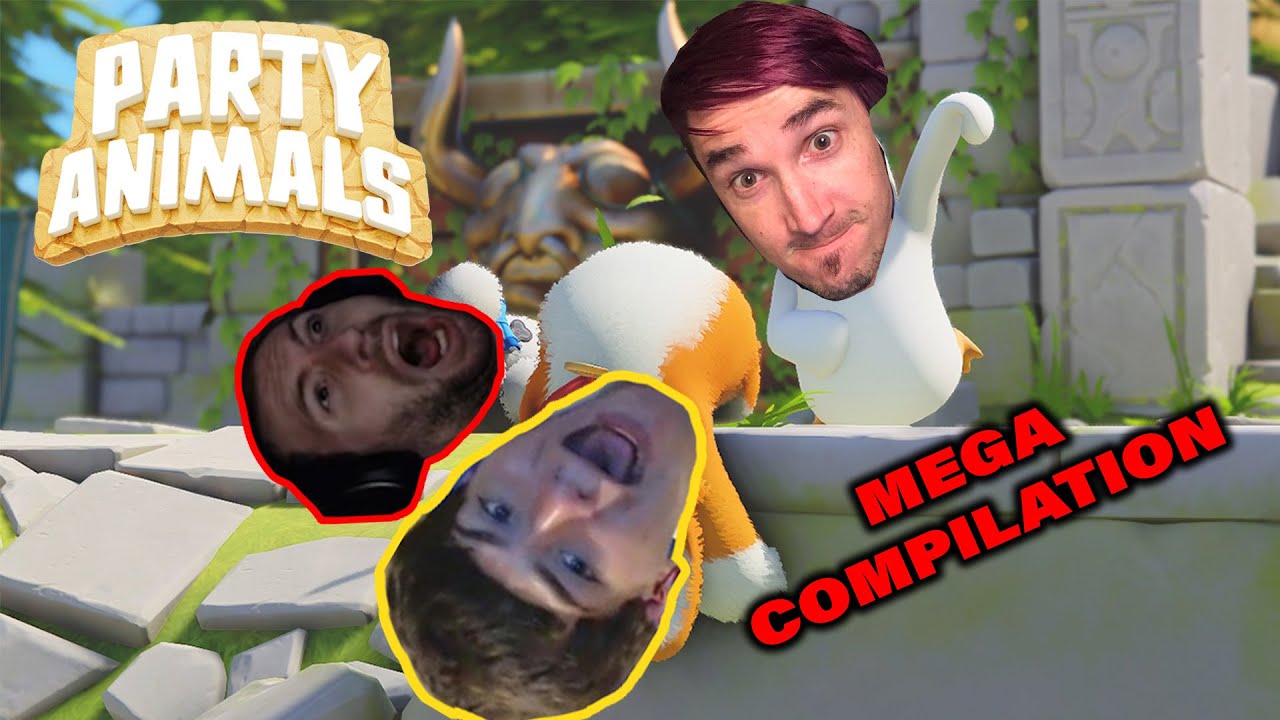 2+ HOURS OF ME SUCKING AT PARTY ANIMALS!!! Party Animals MEGA COMPILATION