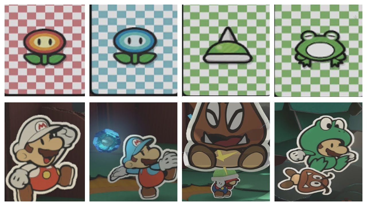 Paper Mario: Color Splash - All Power-Ups
