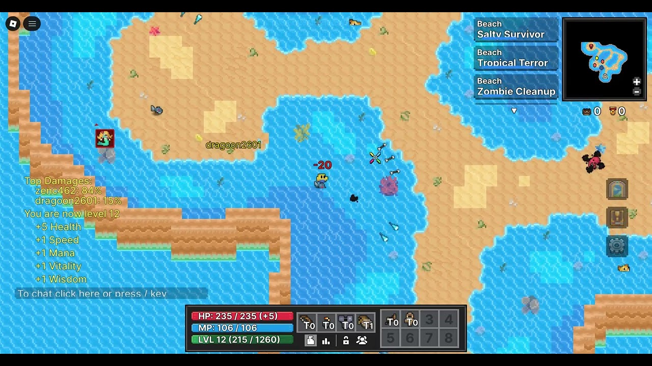 pixel quest, super fun to play