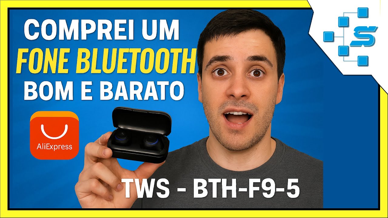 Comprei um Fone Bluetooth Bom e Barato TWS - BTH-F9-5