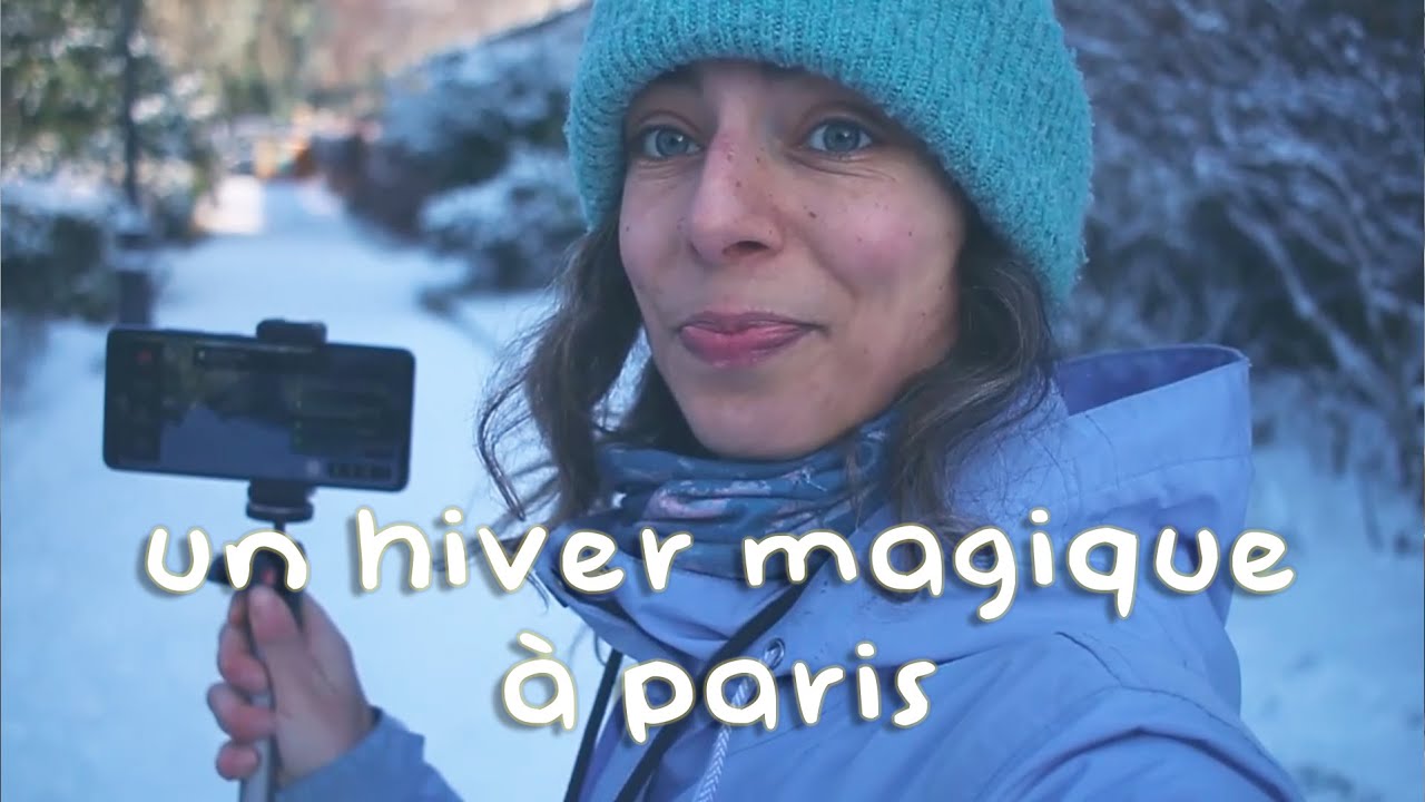 paris sous la neige, expo incroyable et catsitting cozy