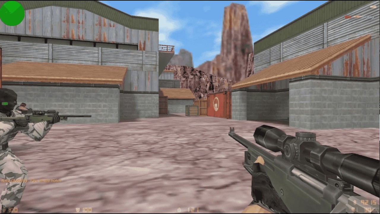 Counter Strike 1.6 de_nuke map