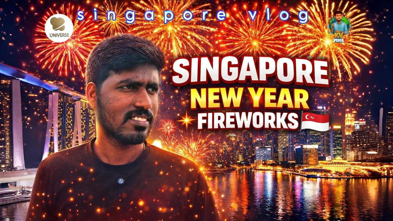 🧨🧨💥|Празднование Нового года|Kv Vlogs-вселенная #новыйгод #сингапур #arrahman #india #tvkvijay