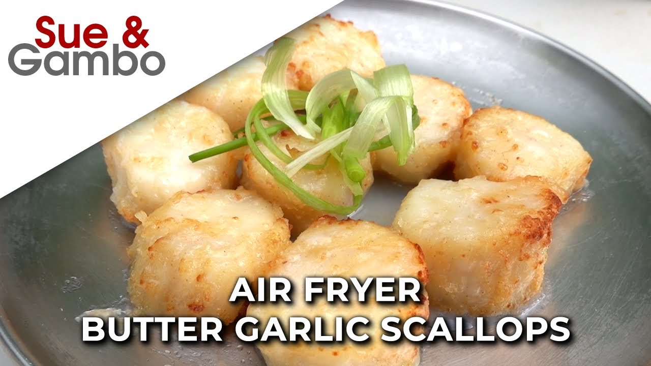 Air Fryer Butter Garlic Scallops Recipe