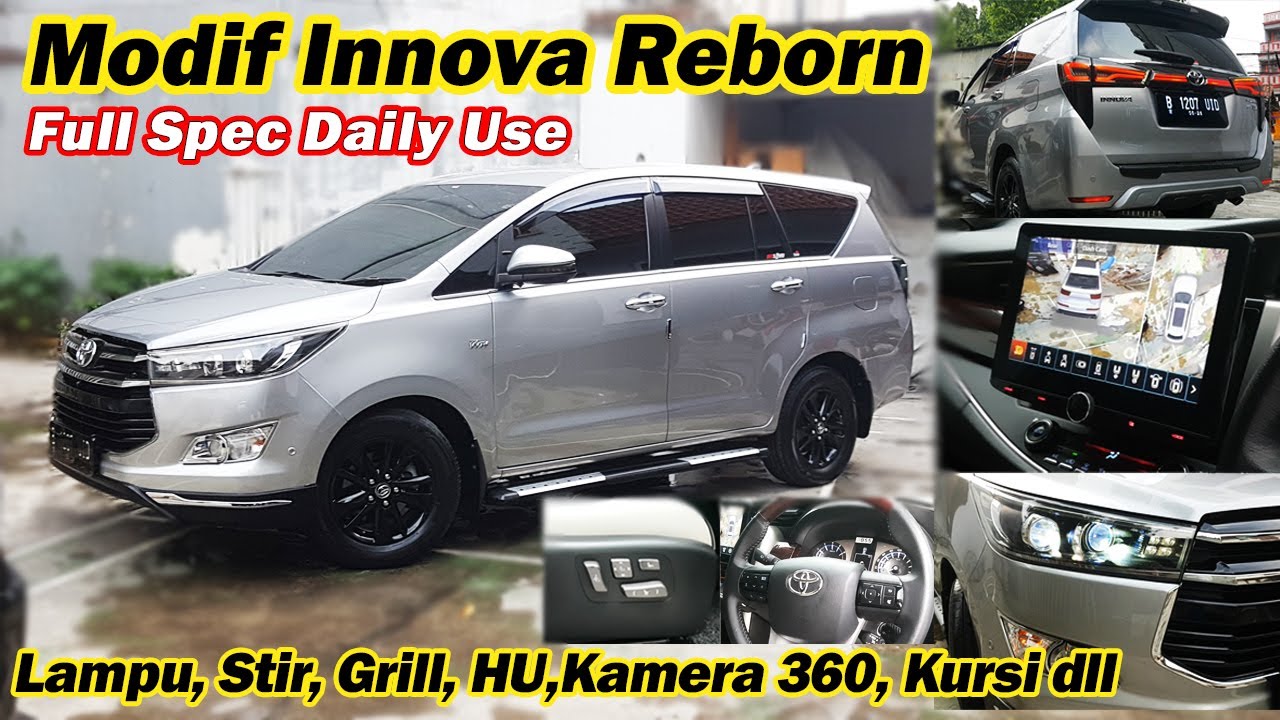 Modifikasi Toyota Innova Reborn 2016 FULL Spec Daily Use