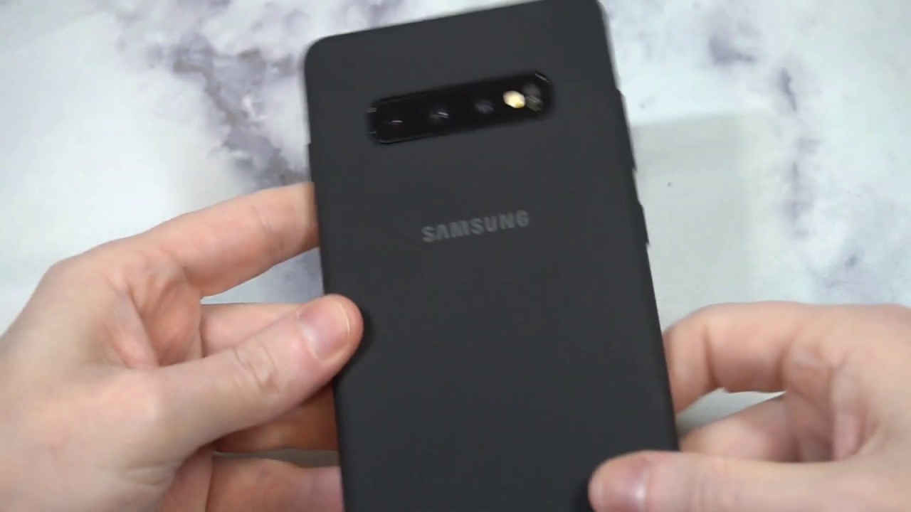 Official Samsung Galaxy S10+ Silicone Case Unboxing and Review