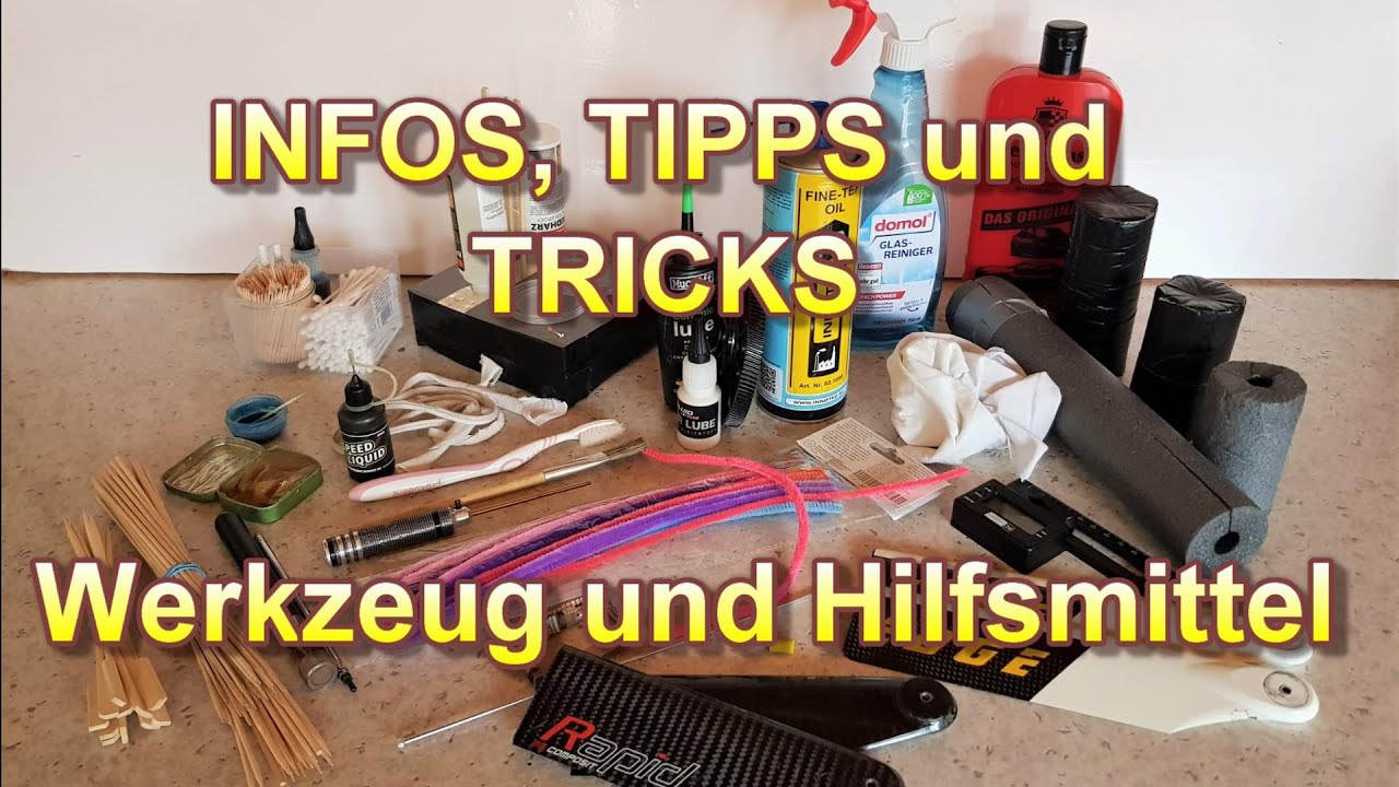 INFOS TIPPS und TRICKS - Werkzeug und Hilfsmittel ( with english subtitles )