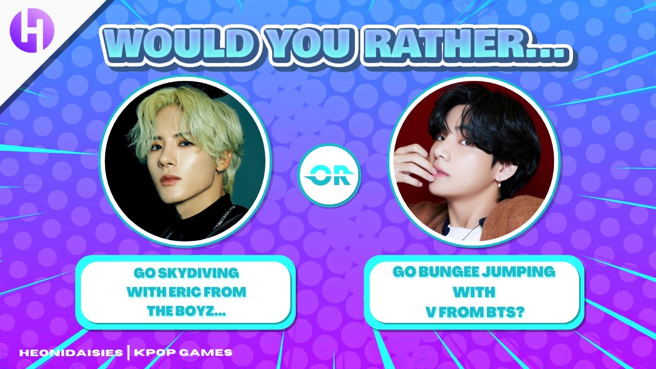 KPOP GAME | WOULD YOU RATHER? (WITH KPOP IDOLS)