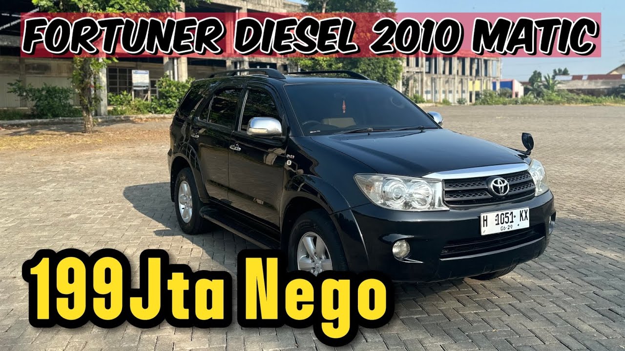 Toyota Fortuner Diesel 2010 Matic Type G