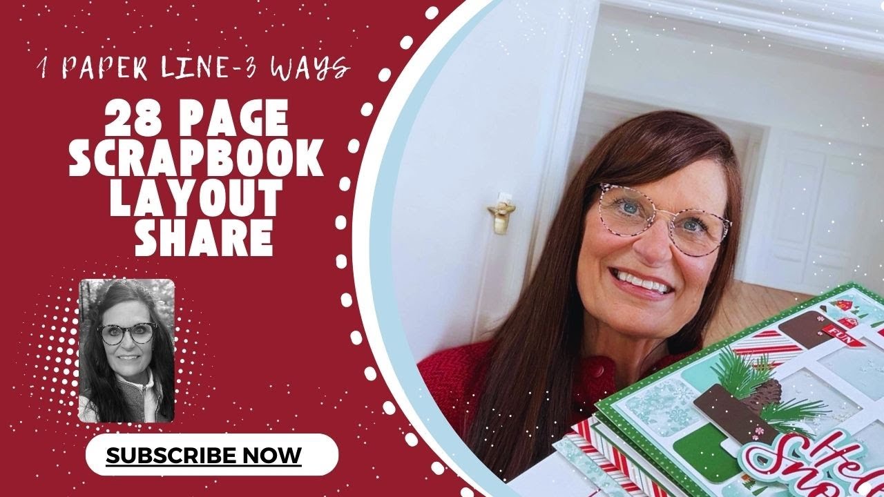 28 Page Scrapbook Layout Share with Stampin' Up Snow Days | 3 Workshops for Every Style