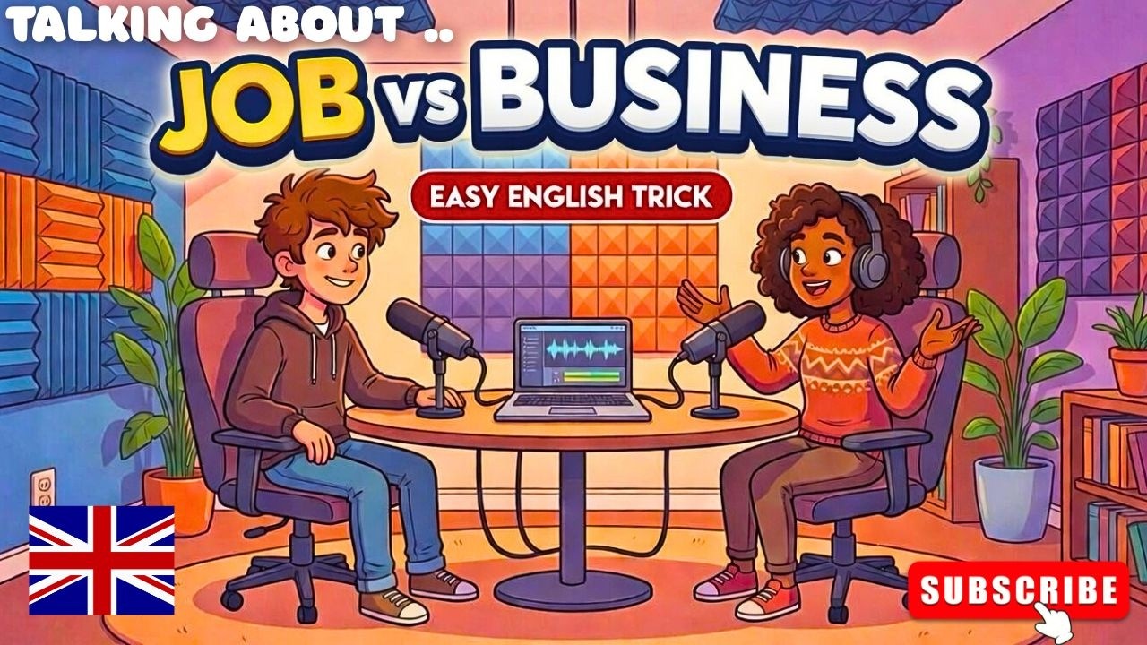 Learn Jobs vs Business Vocabulary | English Conversation Practice