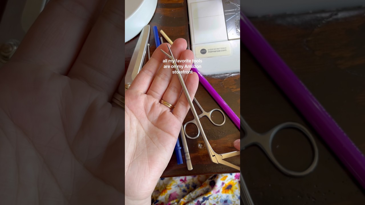all of my favorite turning tools for doll sewing