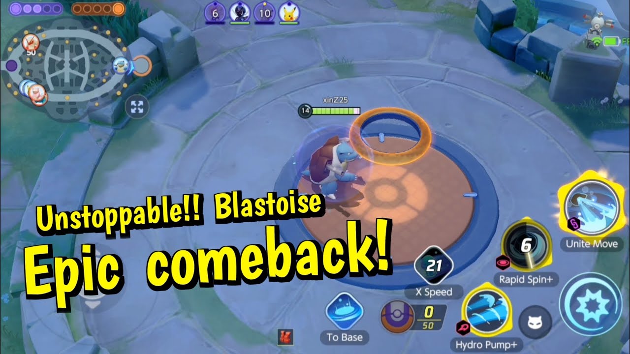 Unstoppable Blastoise! Witness an Epic Comeback to Victory!