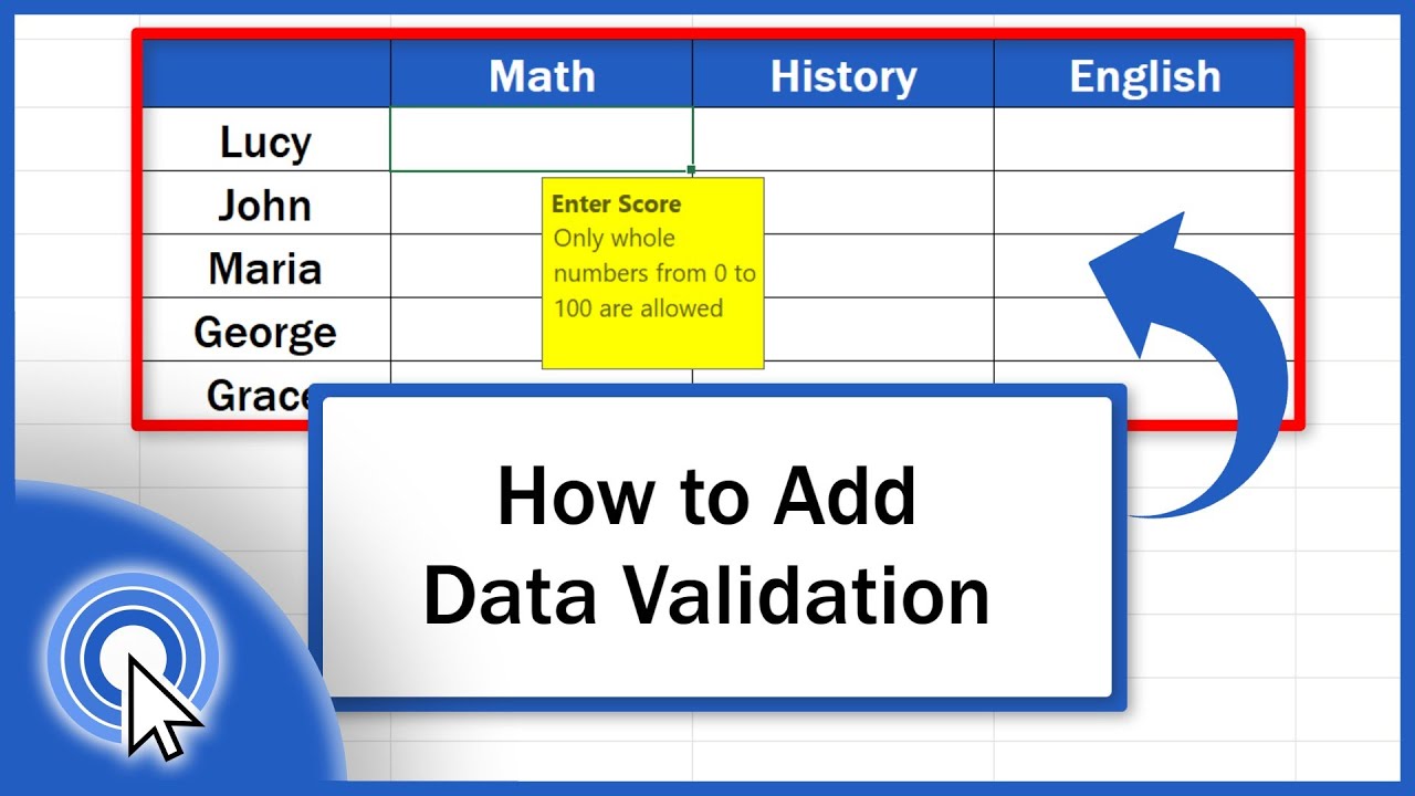 How to Add Data Validation in Excel (Quick and Easy)
