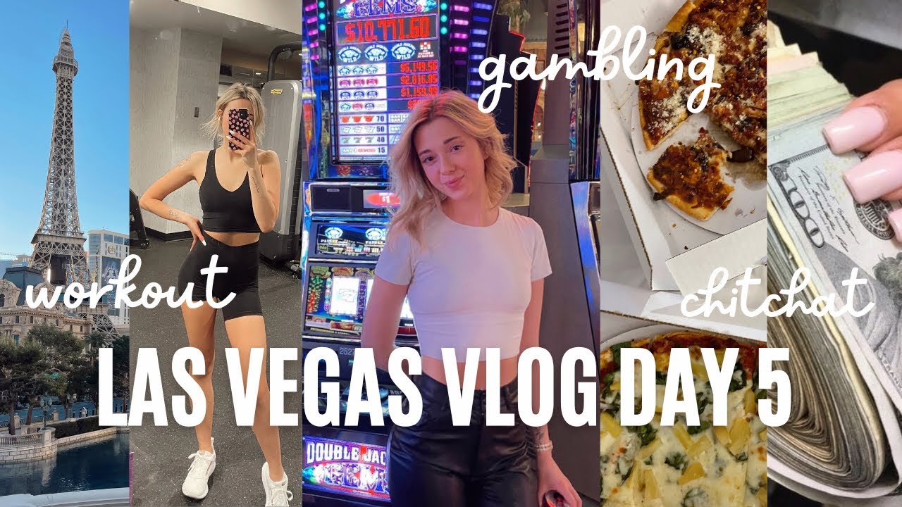 TRIP TO LAS VEGAS DAY 5 gamble with me, workout, chit chat, new york