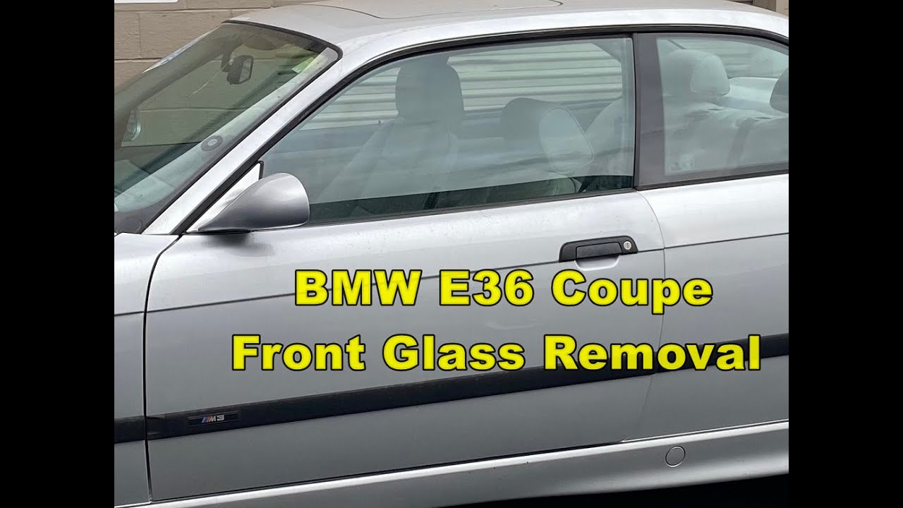 Снятие лобового стекла BMW E36 3-Series Coupe 199-99