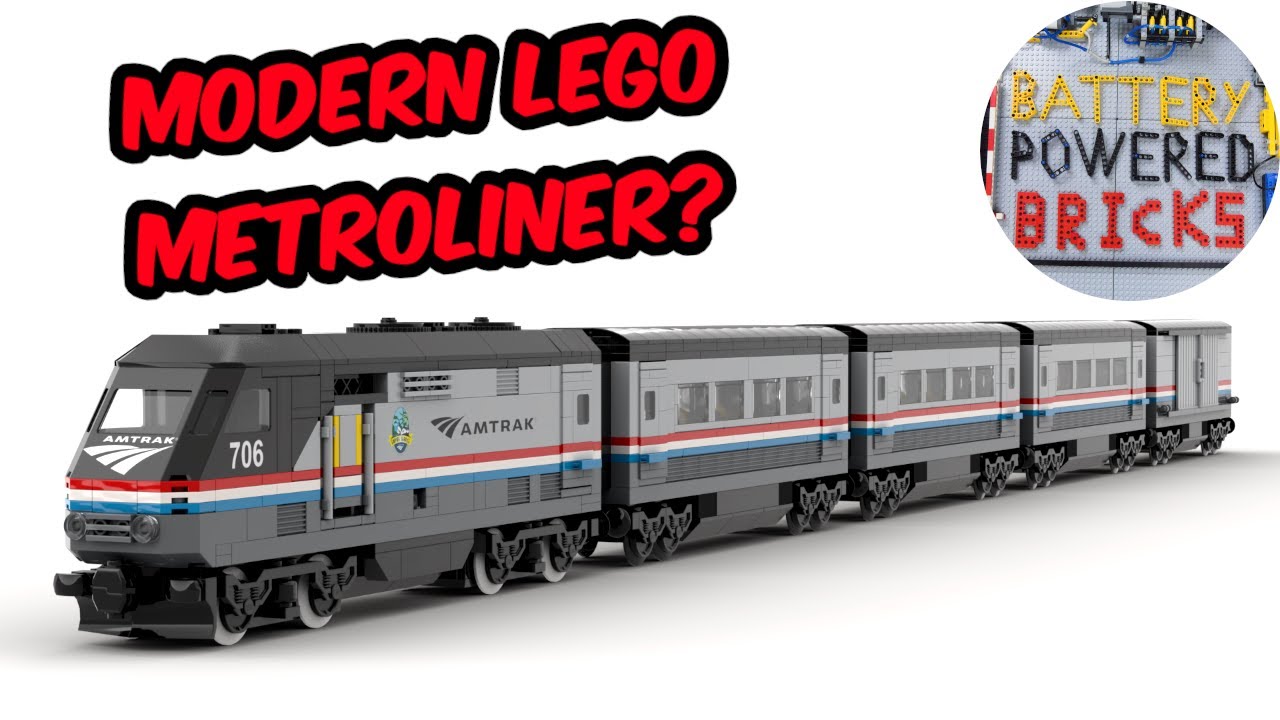 I built Oninino's modern Metroliner Lego train