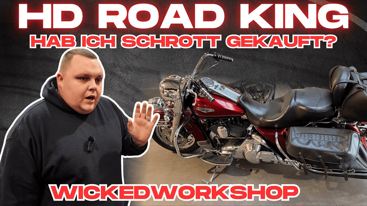 HAB ICH SCHROTT GEKAUFT ? CHICANO STYLE ROAD KING ! HARLEY DAVIDSON TWINCAM TOURING