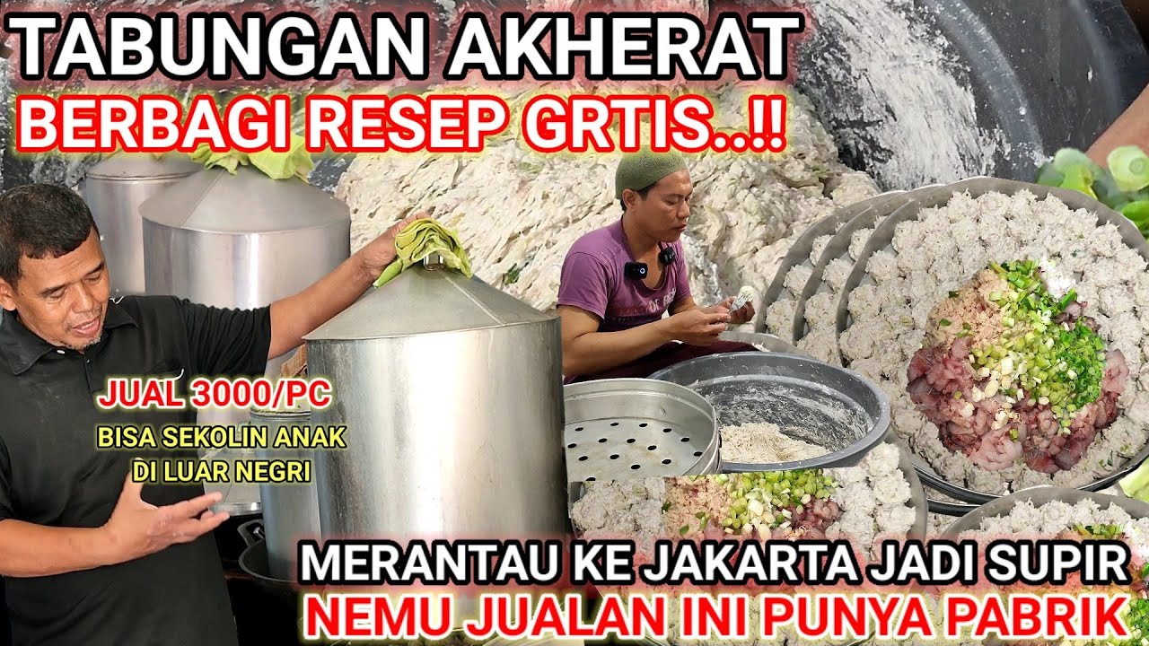 DETAIL BONGKAR RESEP BUAT TABUNGAN AKHERAT DARI JUALAN NI BISA NAIK HAJI SEKOLAHIN ANAK DI LUARNEGRI