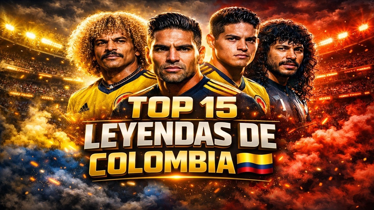 Los 15 Mejores Jugadores de la Historia de Colombia 🇨🇴 | Ranking Definitivo Según la IA