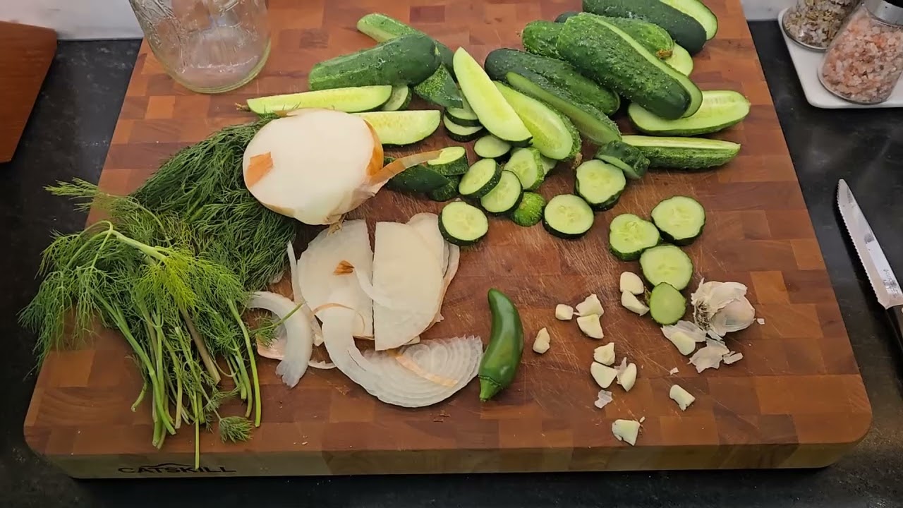 Making Dill Pickles - My recipe and way of making them
