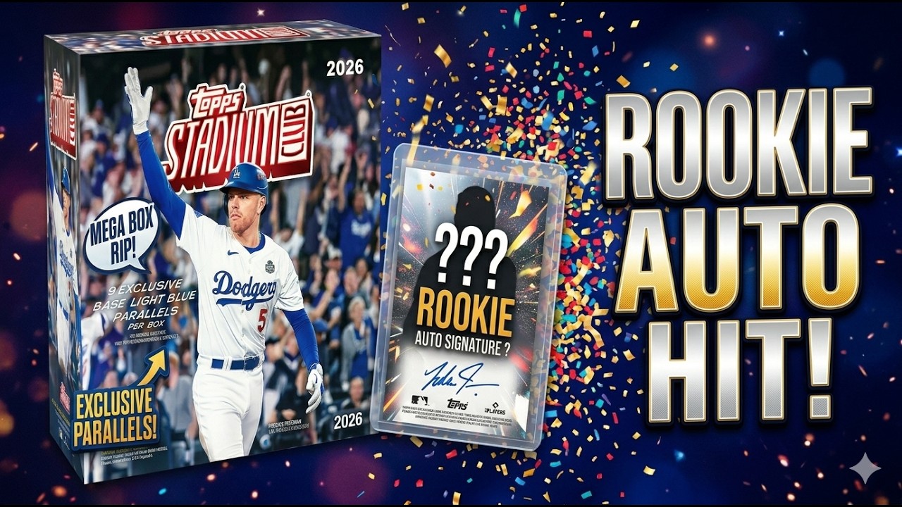 NEW RELEASE! 🚨 Rookie Auto Hit! 2025 Topps Stadium Club Chrome!