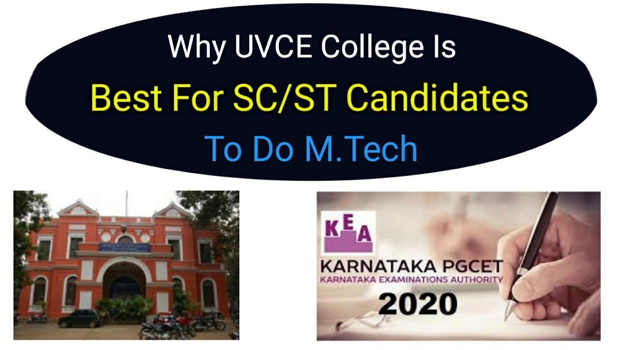 Why UVCE college is best for SC/ST students for doing M.Tech /UVCE college /best college for sc/st
