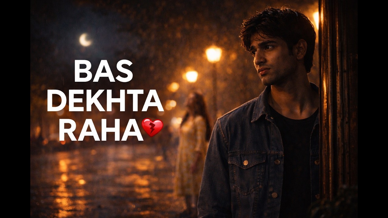 Bas Dekhta Raha 💔 | Silent Love Hindi Song | Emotional Romantic Song | Echo Verse