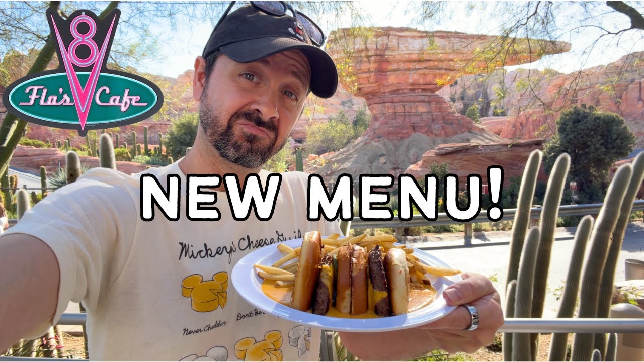 Trying the NEW Menu at Flo’s V8 Café + Other New Disney California Adventure Drinks