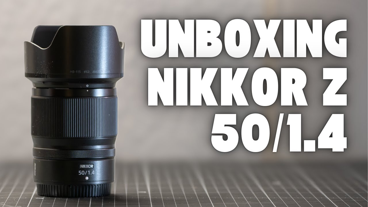 NIKKOR Z 50MM 1.4 | Unboxing-Video | 4k 60fps 