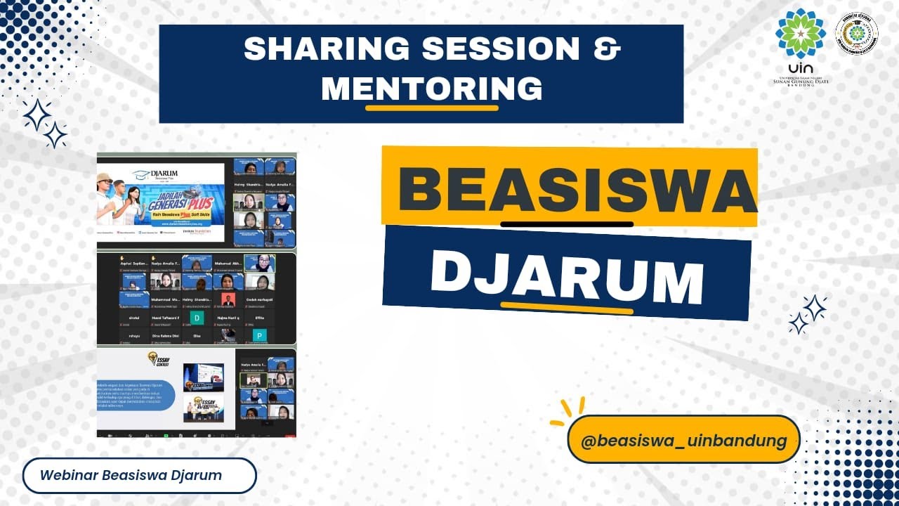 SHARING SESSION AND MENTORING BEASISWA DJARUM 2024