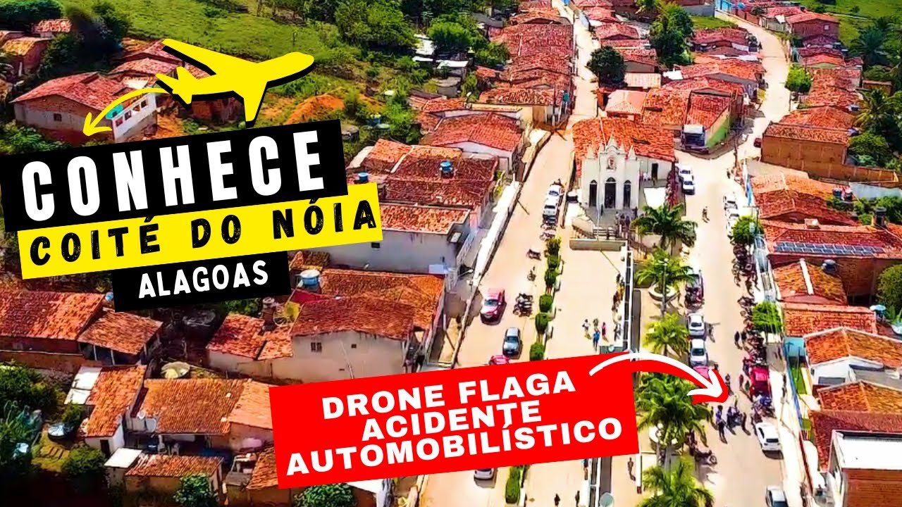 SOBREVOANDO A CIDADE DE COITÉ DO NÓIA - ALAGOAS,
