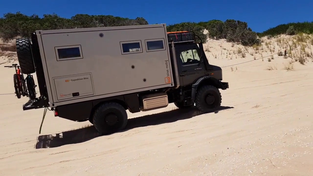 Robe to Beachport South Australia in a Unimog 4023 Expedition Truck