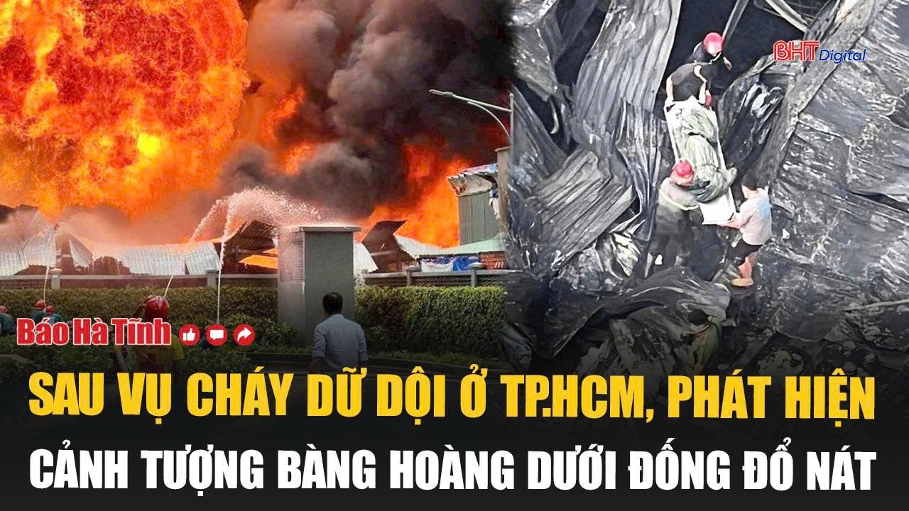 Sau vụ cháy dữ dội ở TP.HCM, phát hiện cảnh tượng bàng hoàng dưới đống đổ nát