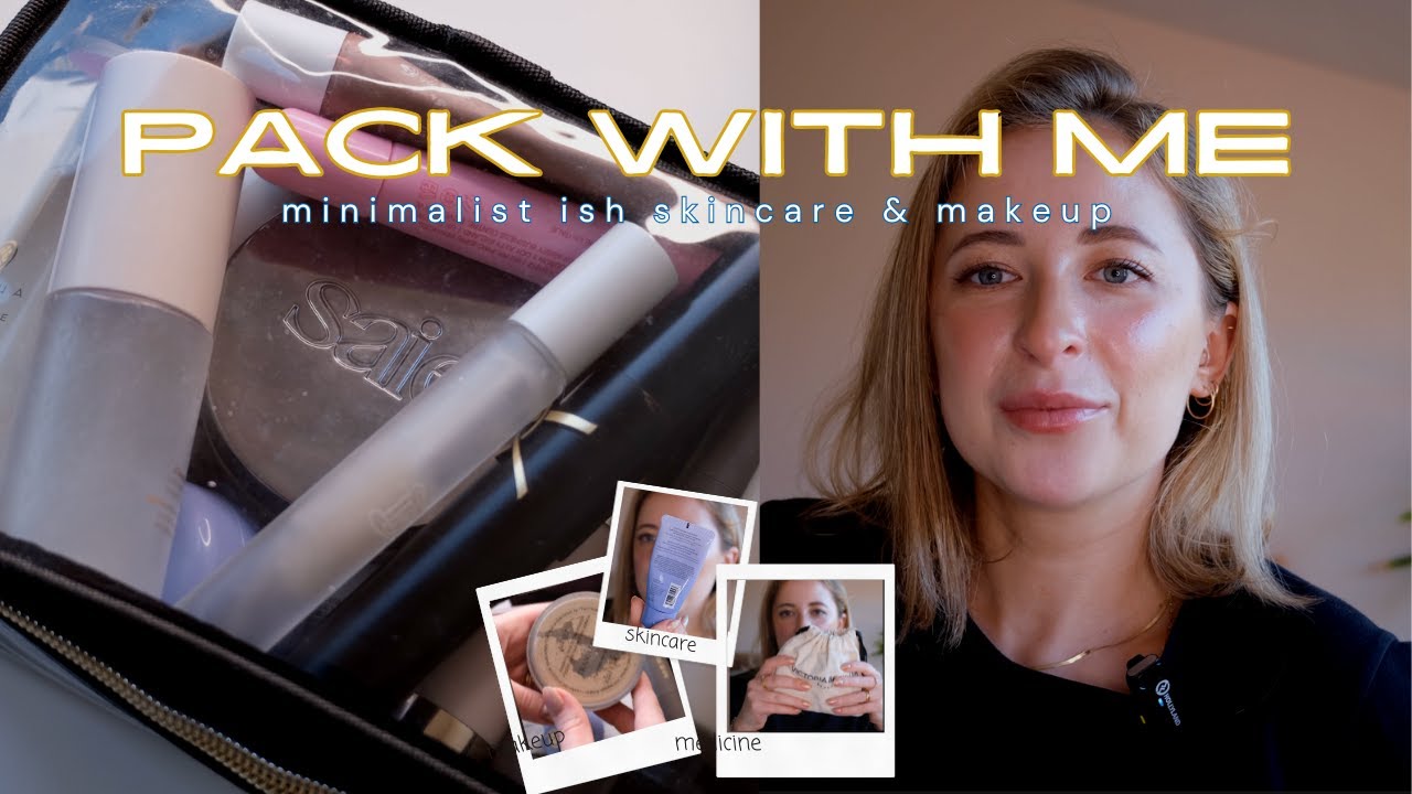 My Travel Makeup & Skincare Bag | Pack with me!
