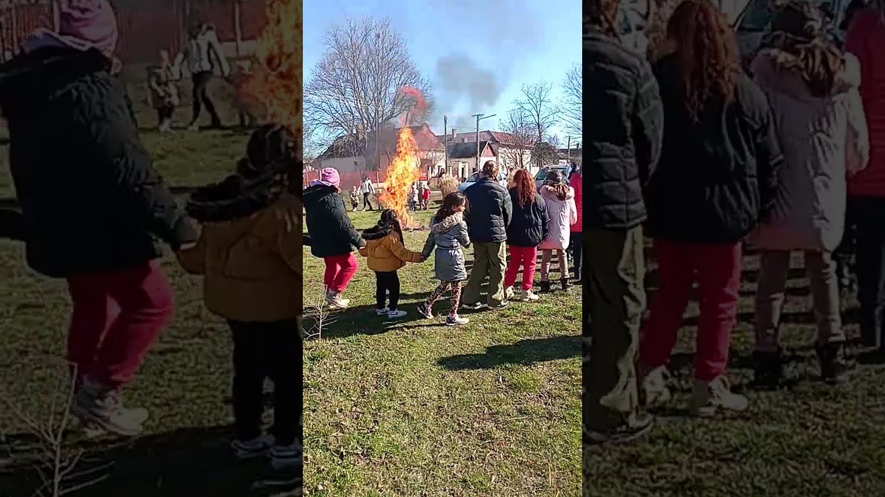 Kiszebáb égetés 2026.02.26. Gáborján 🥰❤️