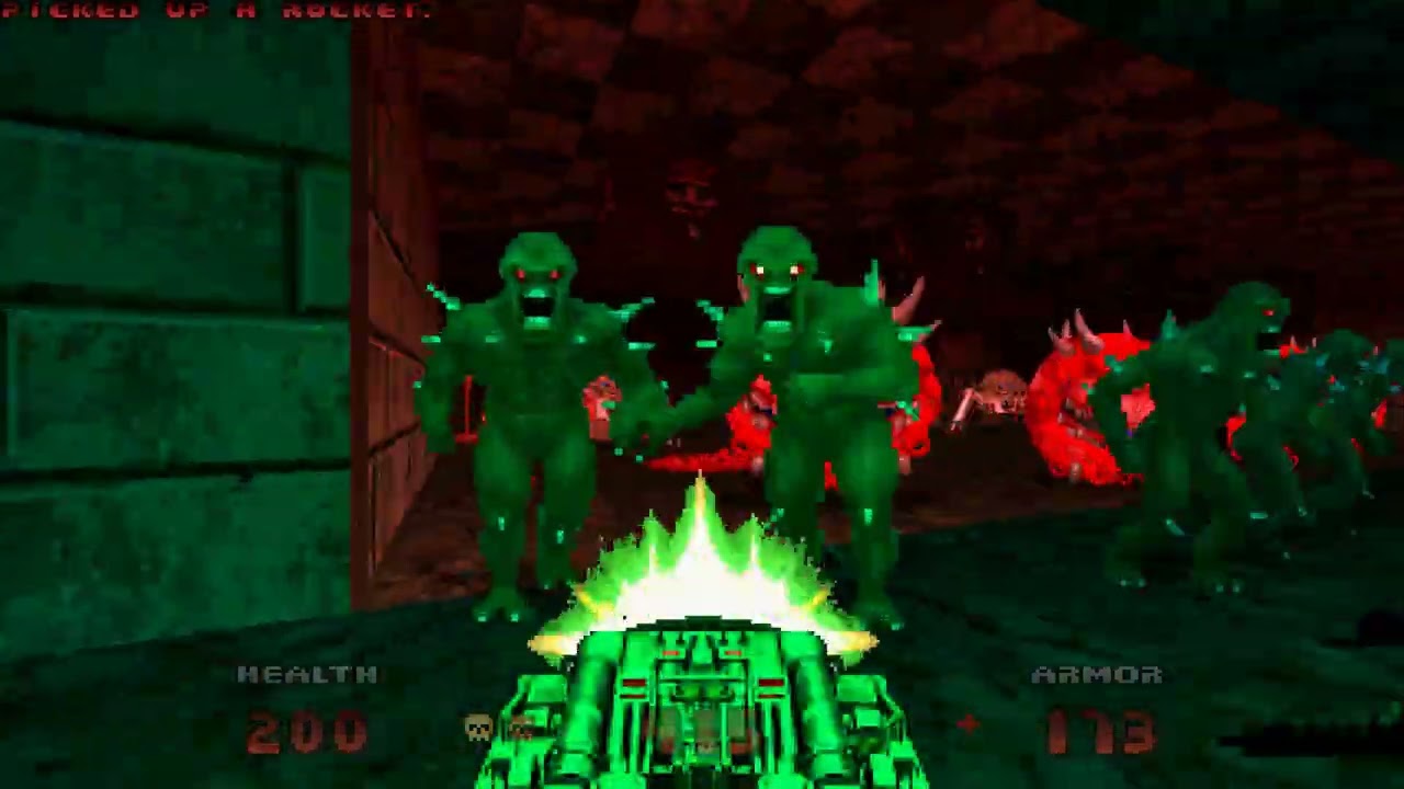 PSX Doom CE: Fall of Triton - Level 27: Deeper Under (Full 100%)