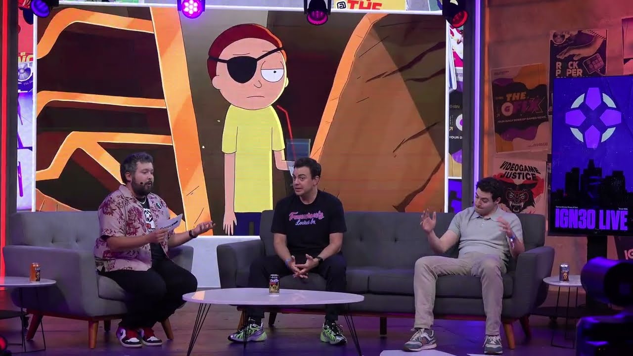 Интервью Иэна Кардони и Гарри Белдена, IGN Live 30th, Лос-Анджелес, 7 июня 2026 г., голоса из &laquo;Ри...