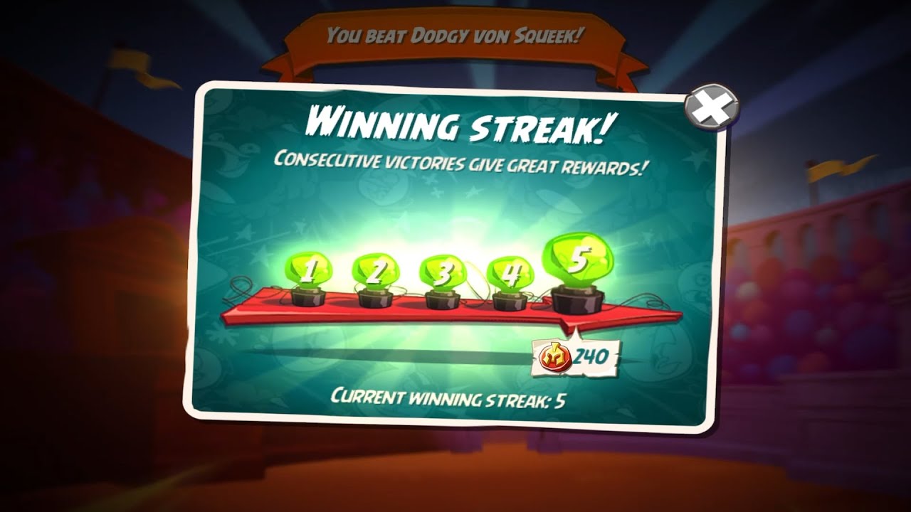 AB2 Arena - Completed All Streak - Angry Birds 2