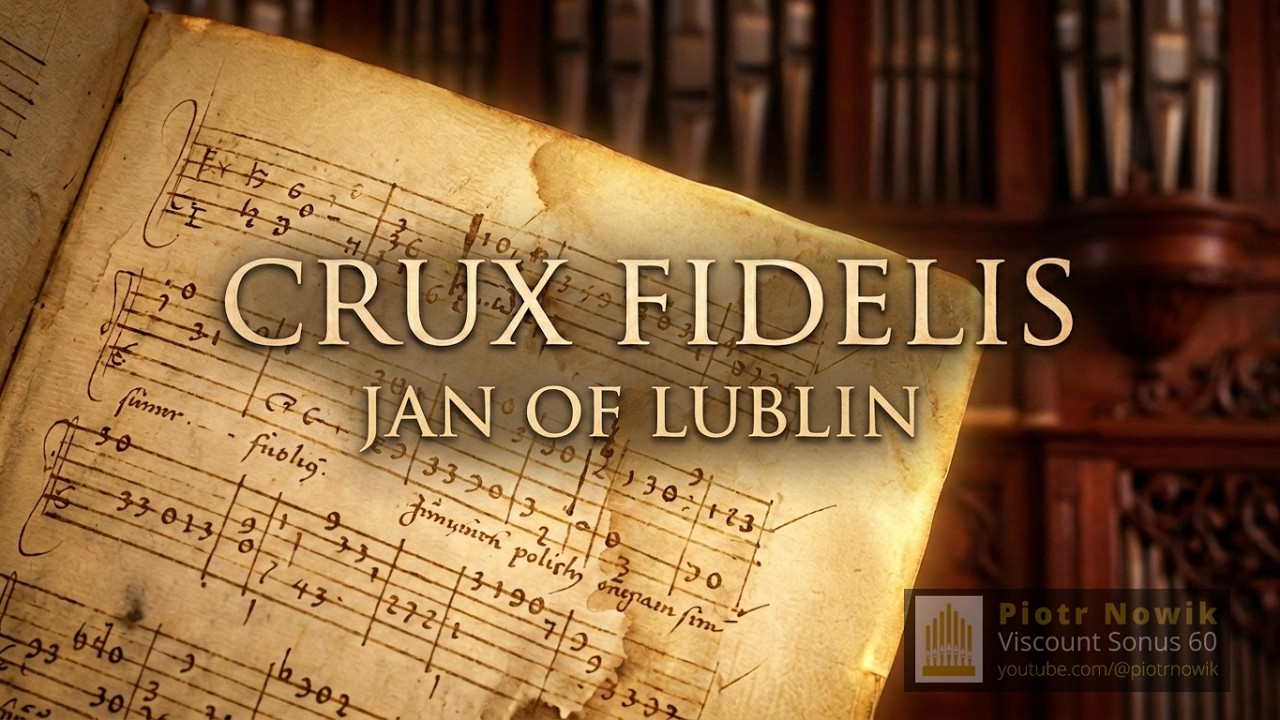 🎼 HYMN: „Crux fidelis” from the tablature of Jan of Lublin (Poland) - Meantone temp. - Piotr Nowik