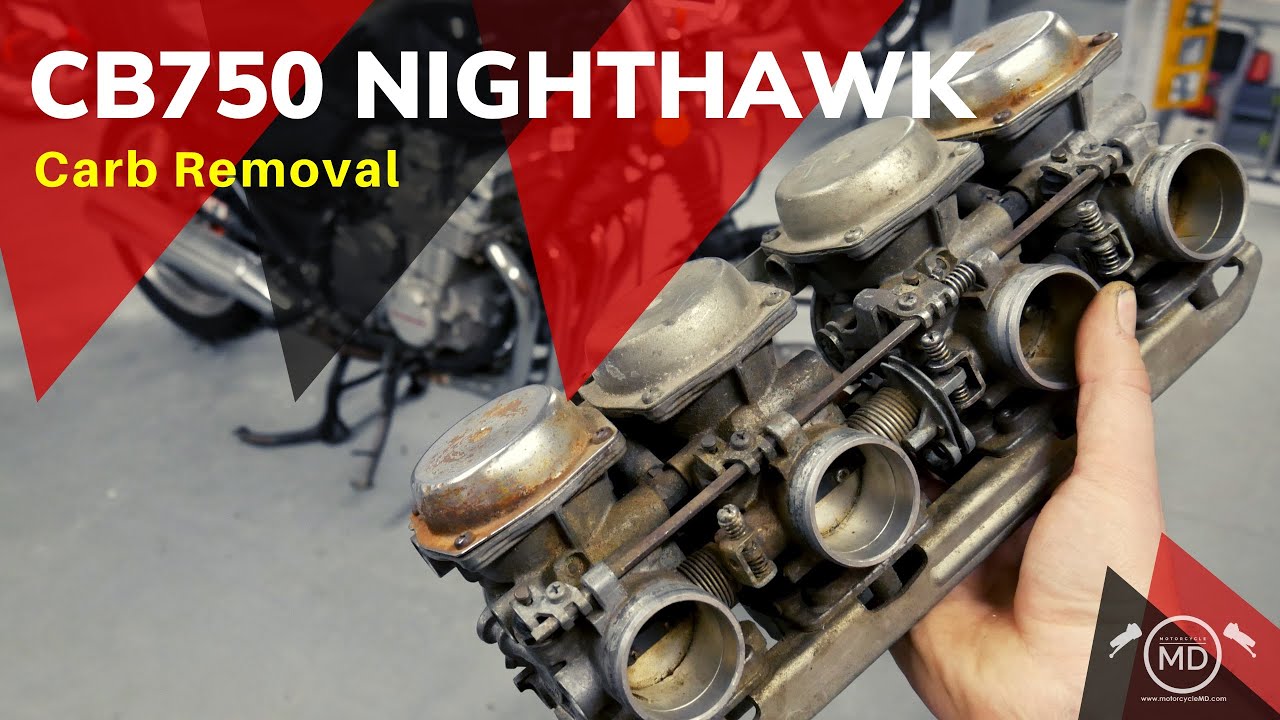 Honda CB750 Nighthawk: Carburetor Removal