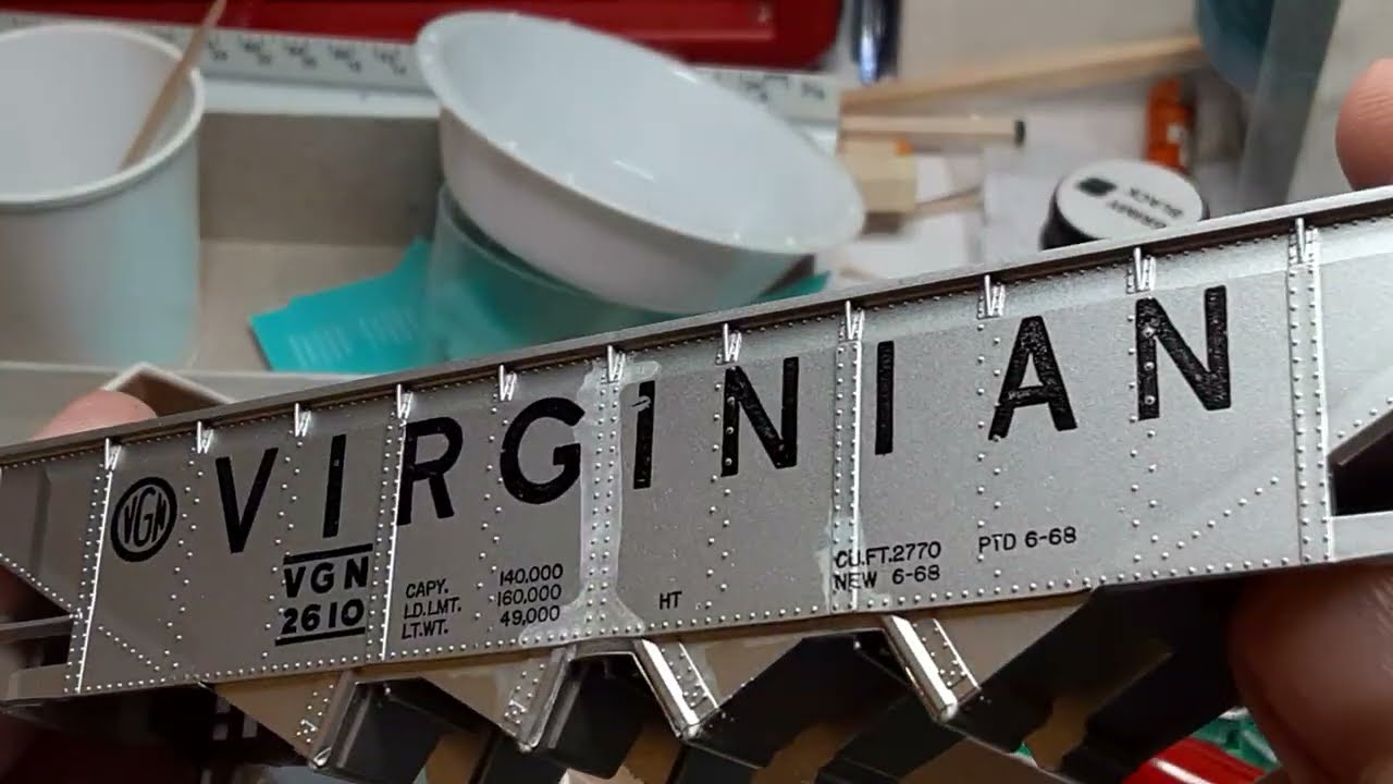 Adding Realistic Details to Inexpensive Hopper Cars