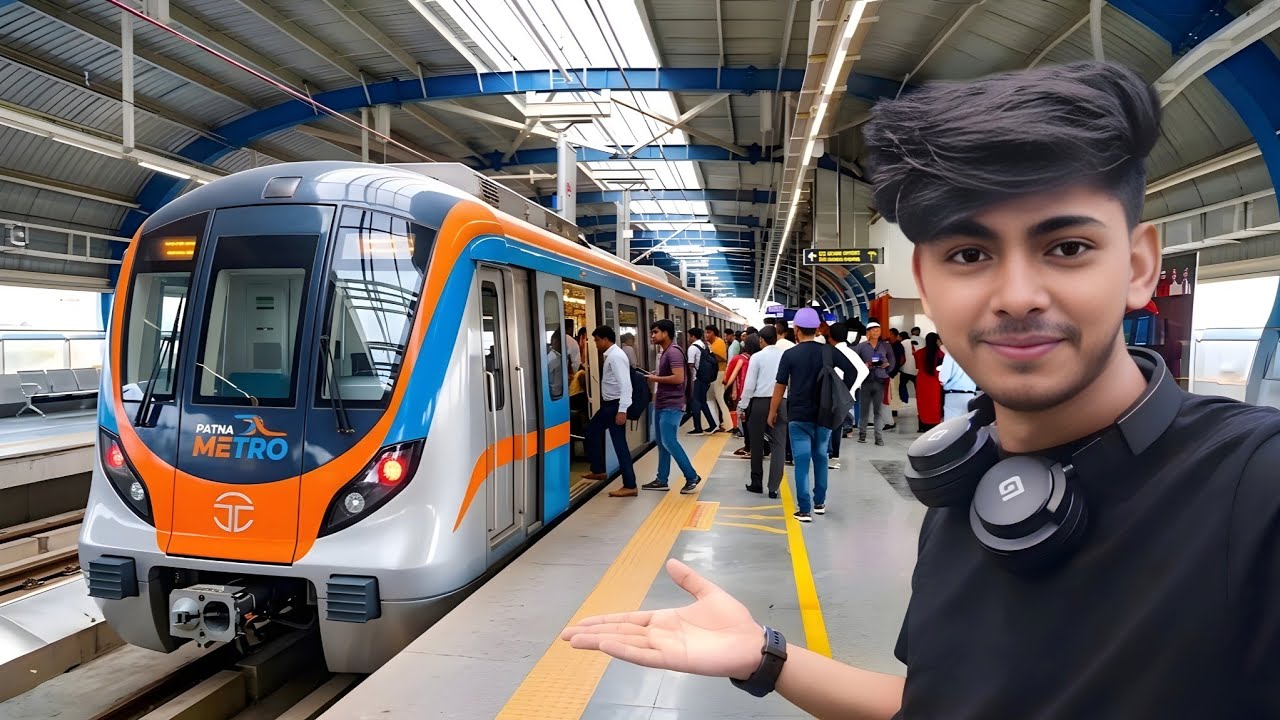 First Ride in Patna Metro 🚇😱🔥 | Bihar Patna Metro First Experience