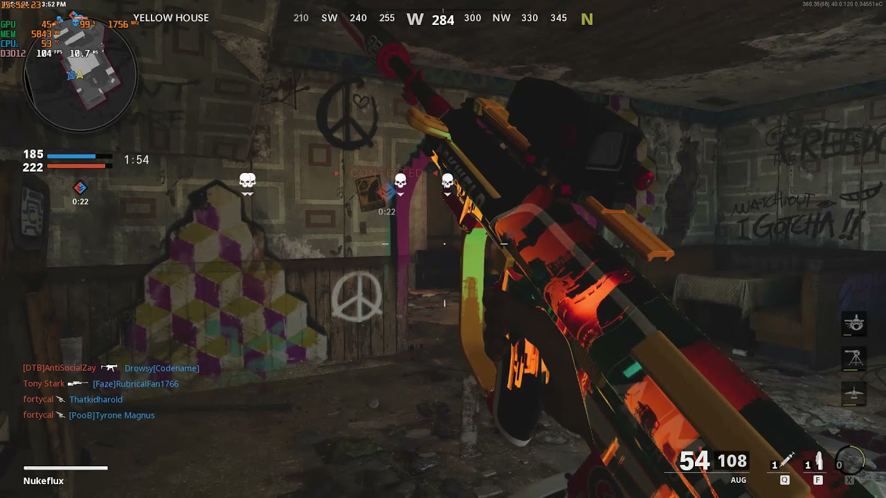 Reactive AUG Gun Skin