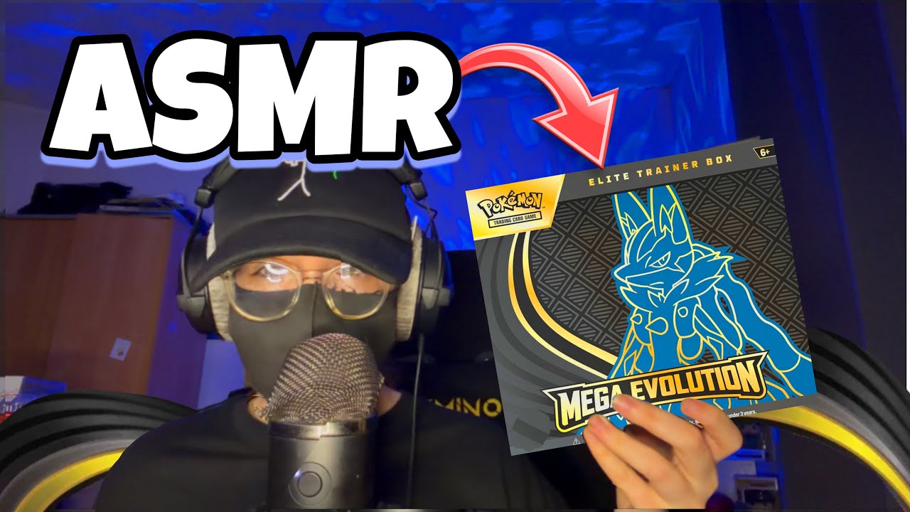 ASMR Français • OUVERTURE ETB MEGA EVOLUTION POKEMON ! 😴 (incroyable)