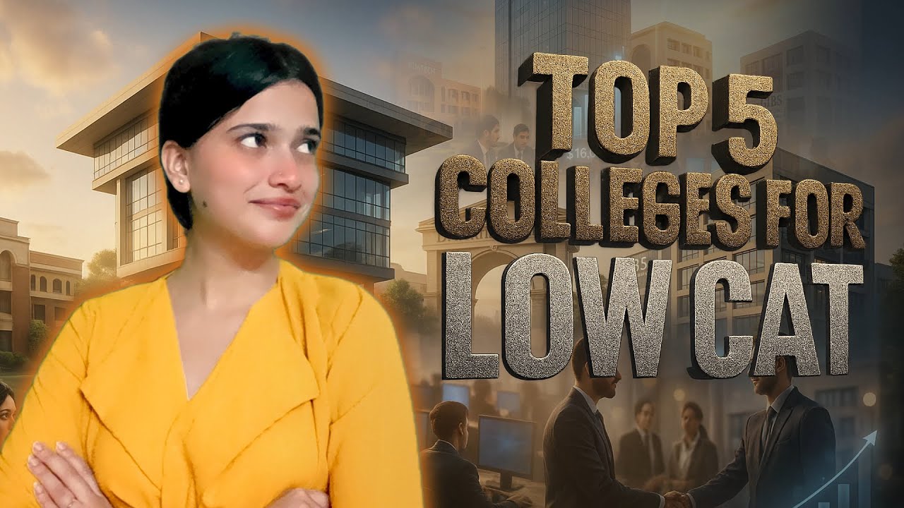 Top 5 MBA Colleges for Low CAT Scores #lowcatscore  #topmbacolleges