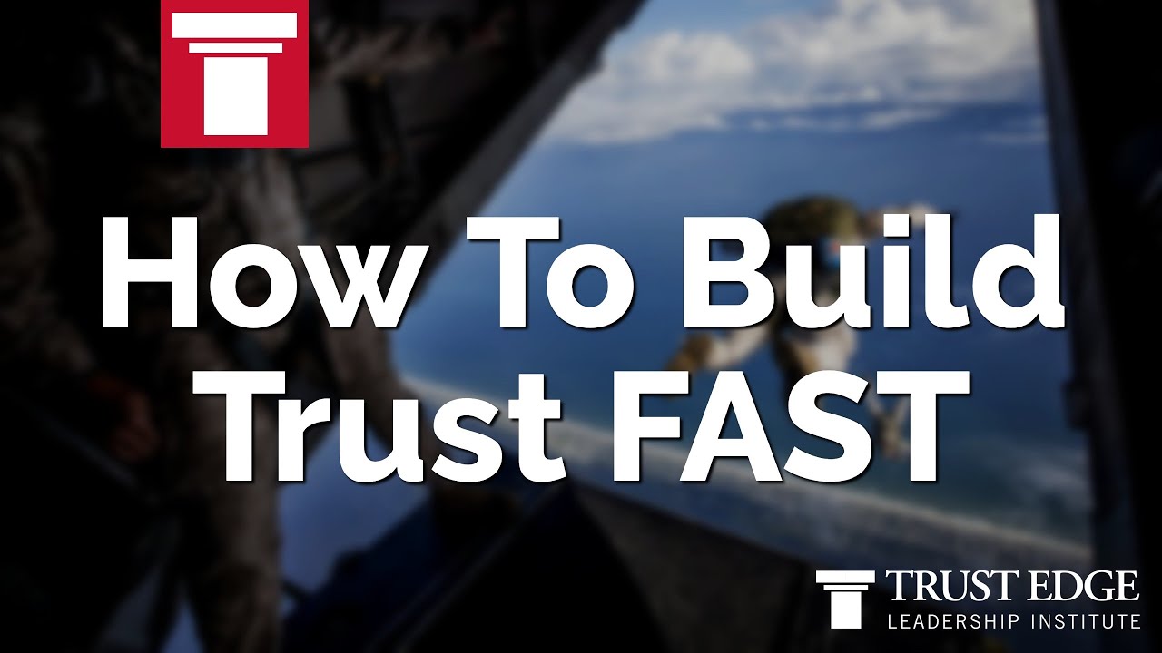 How To Build Trust FAST | David Horsager | The Trust Edge