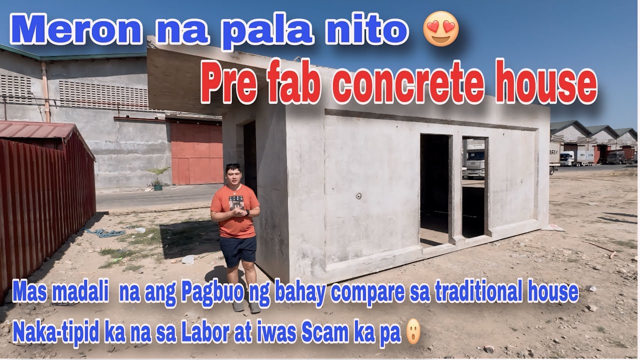 Prefab concrete house na pwedeng gamitin as Tiny house , Rest house , Apartment ,office at shop
