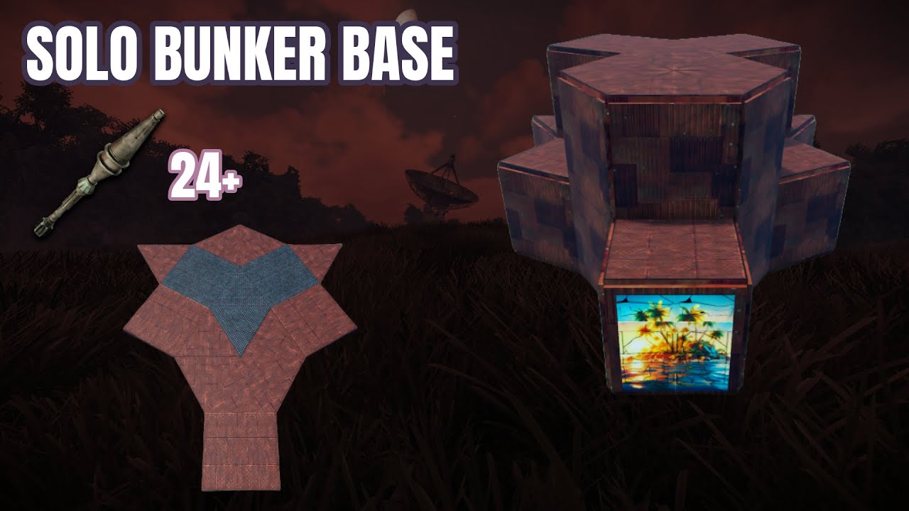 Easy Solo Bunker Base Design | Roblox Fallen Survival